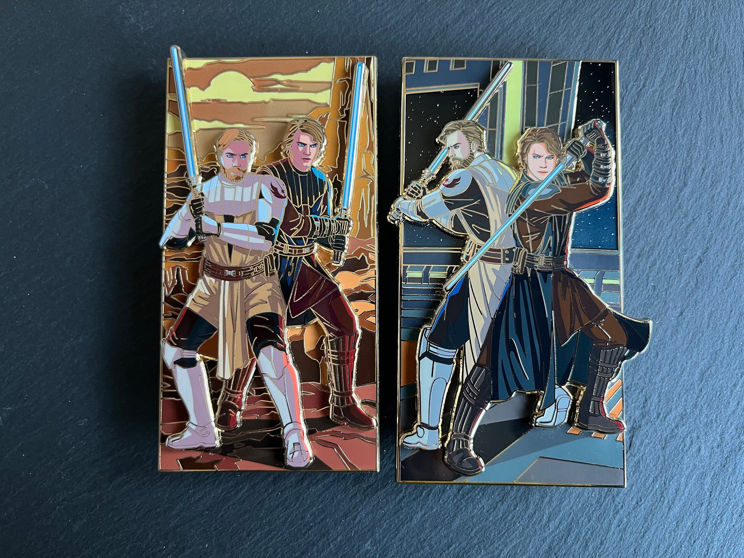 Brotherhood I on left, Brotherhood II on right.