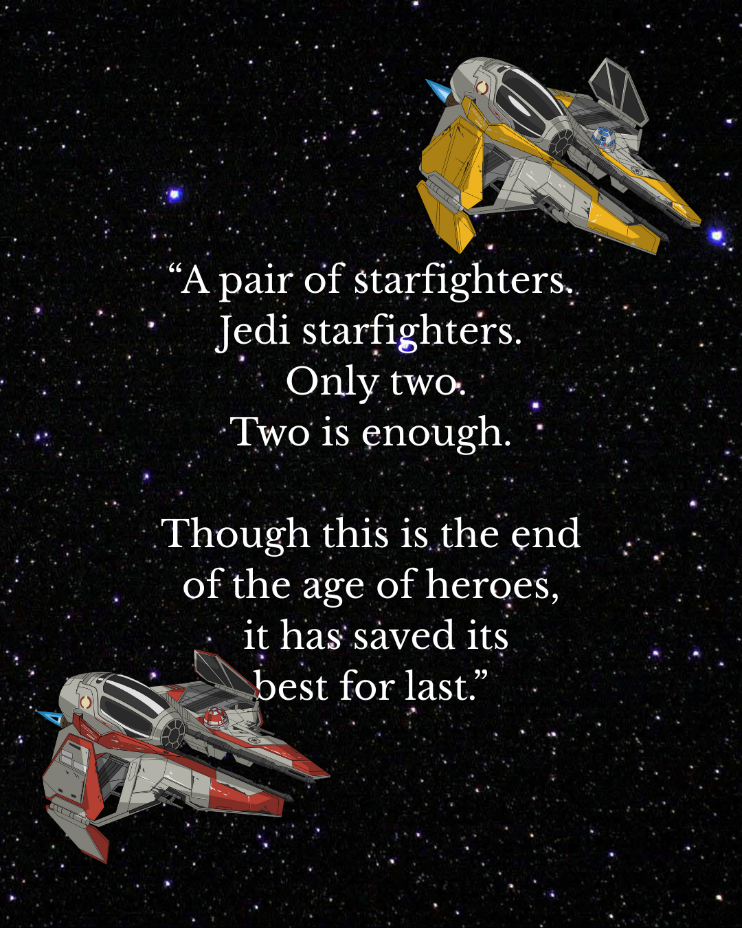 Twin Starfighters Set - In Hand