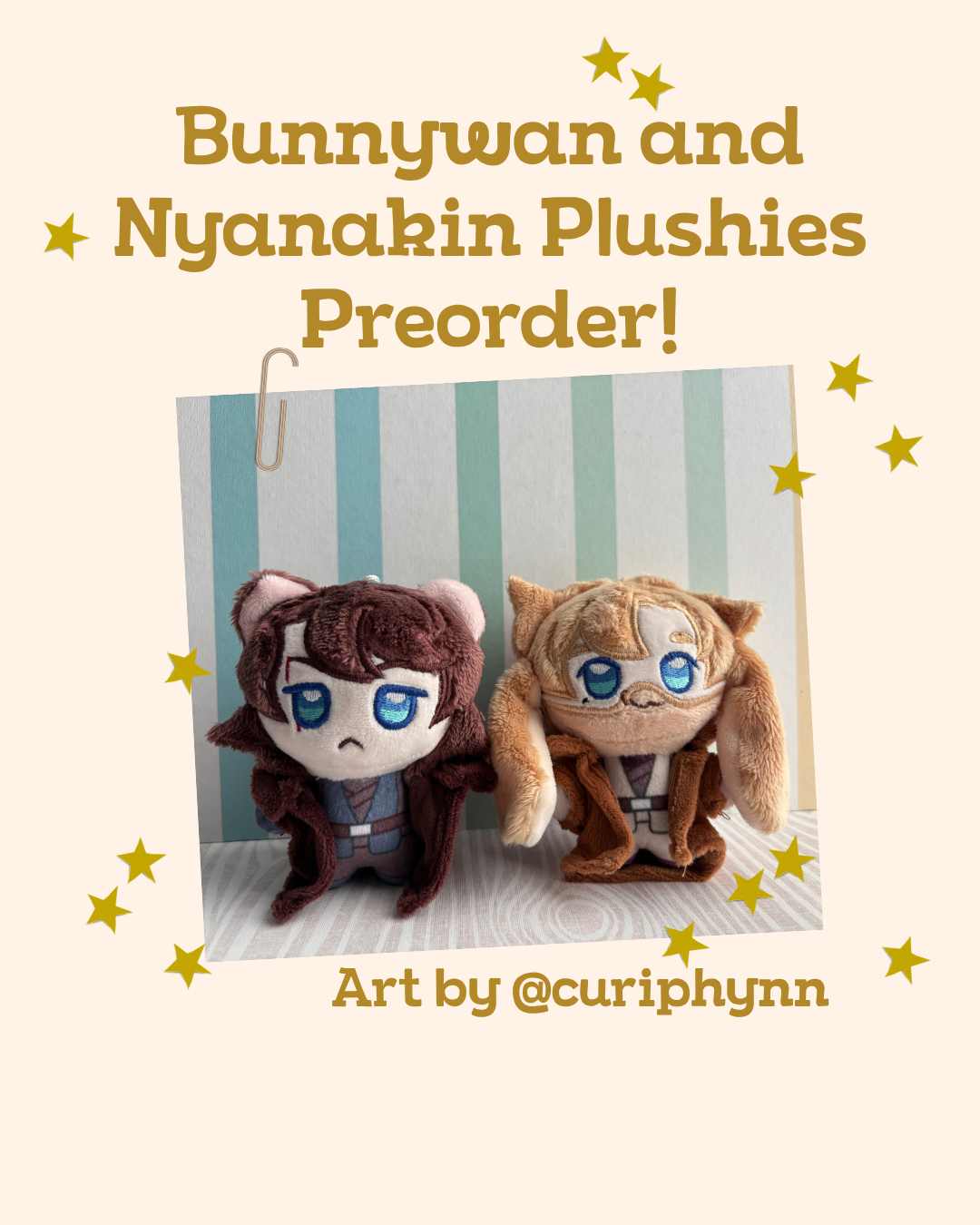 Bunnywan and Nyanakin Plushies - Presale – Foundling Mercantile