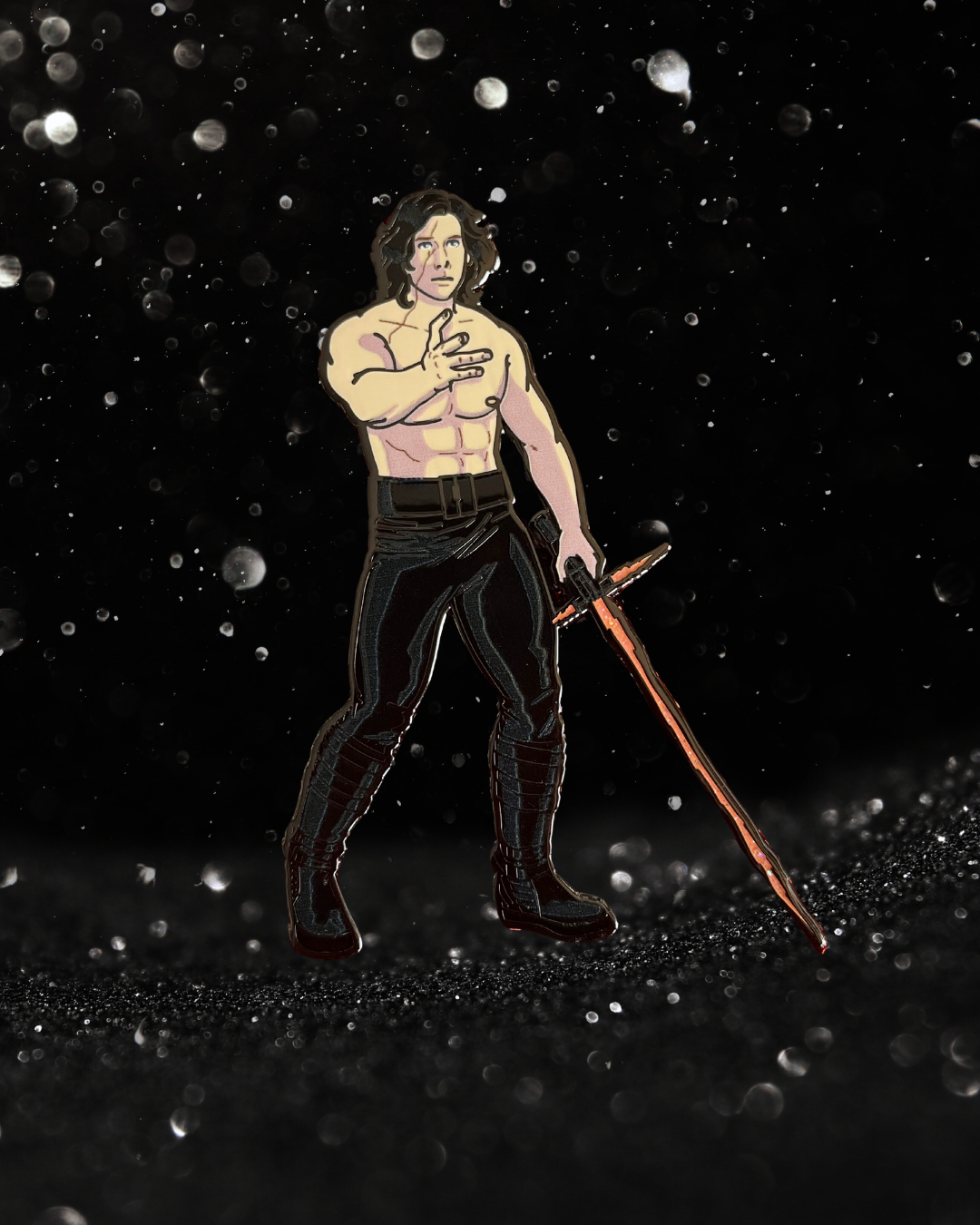 “Nights of Ben” - Kylo Ren Thirst Pin - In Hand Sale