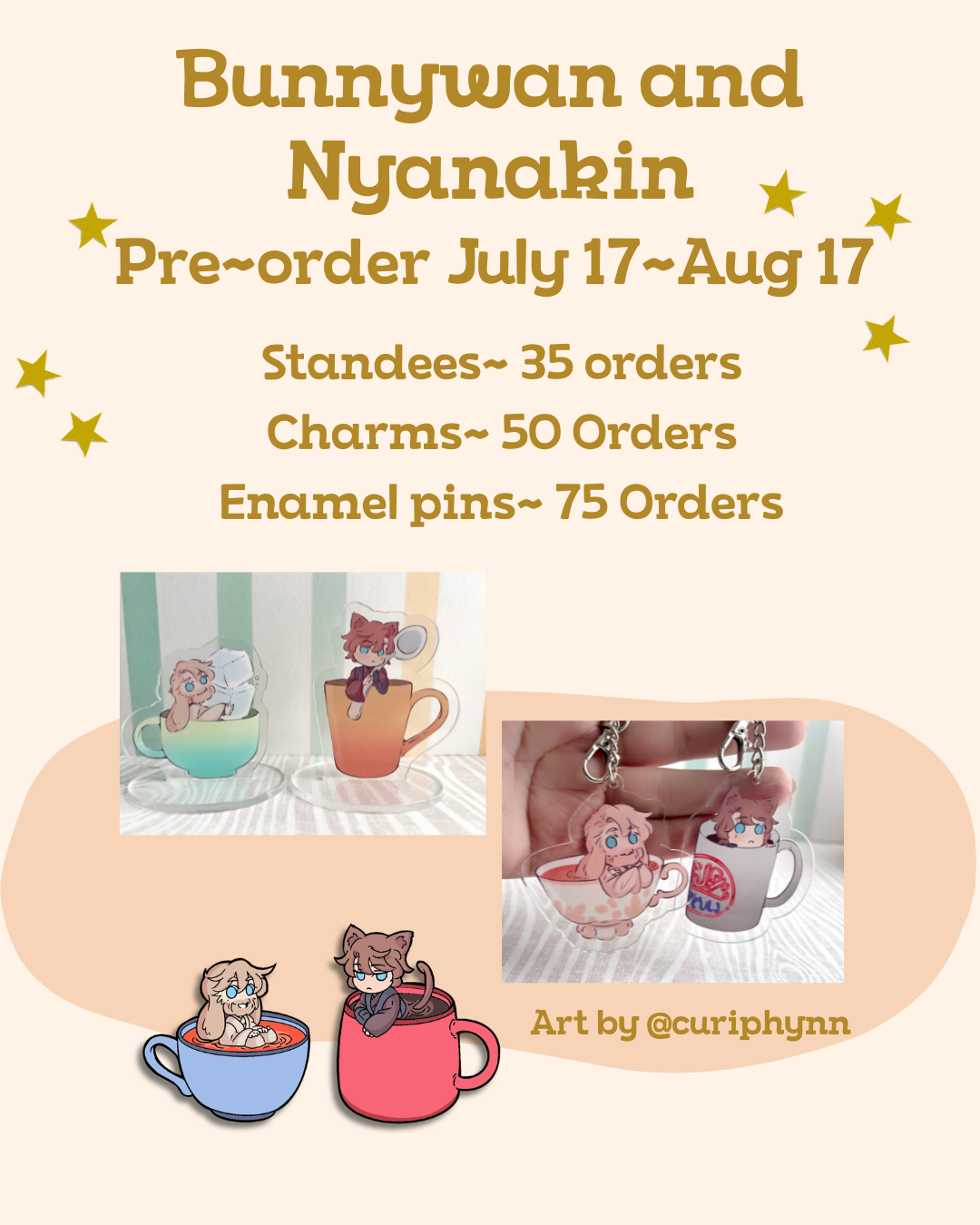 Bunnywan and Nyanakin Plushies - Presale