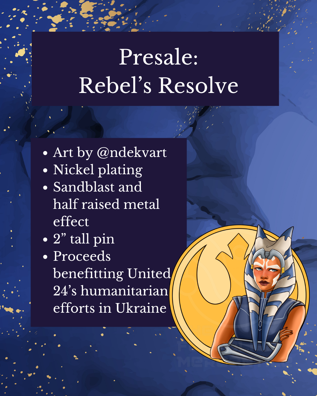 Rebel’s Resolve Charity pin - Presale