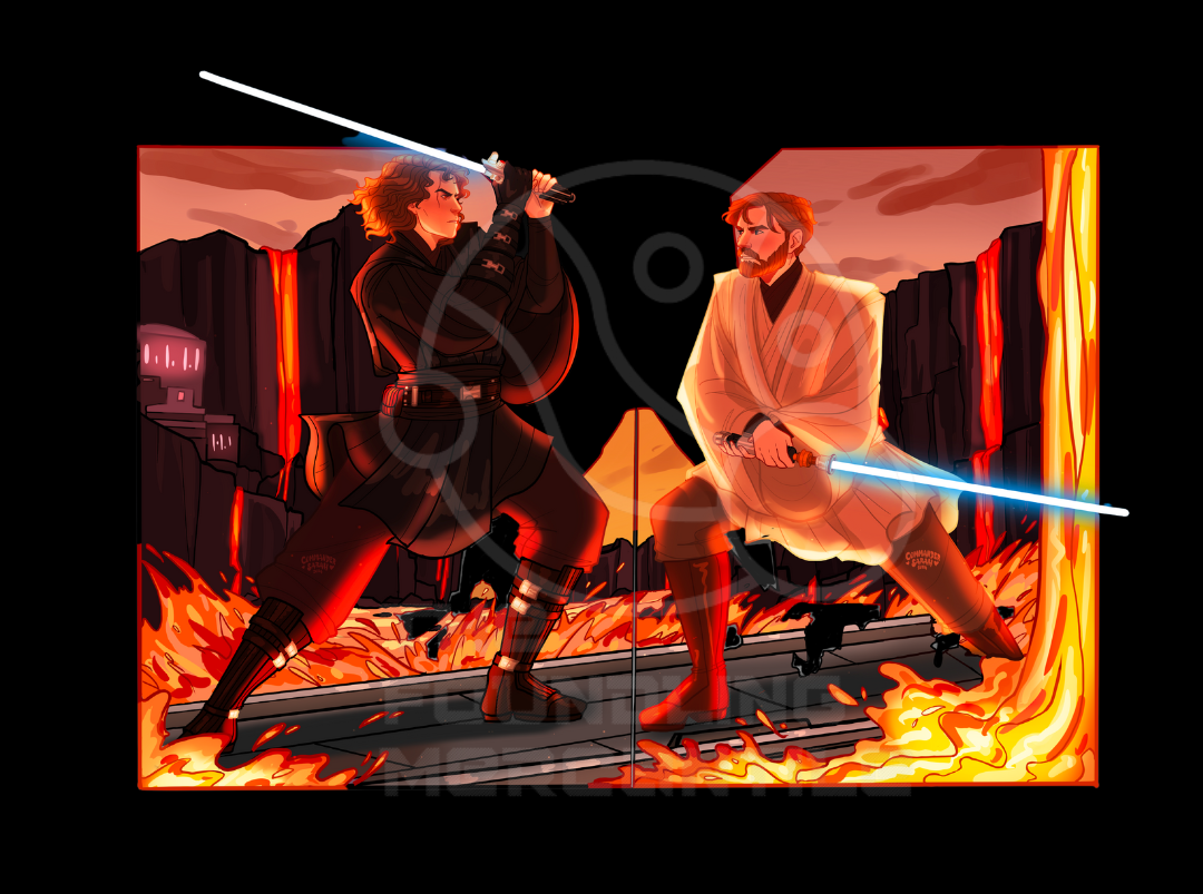 Duel on Mustafar (Dual pin set) - Presale